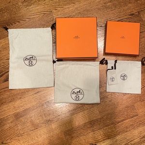 Hermès Belt Boxes and Shoe Bags